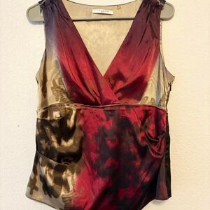 Professional coquette satin top size M by Tahari
